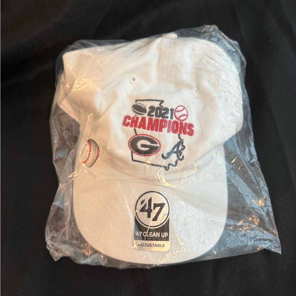 University of Georgia and Atlanta Braves ‘'2021 Champions' Baseball Cap
